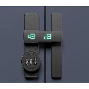 슬라이딩 도어 시건장치 미닫이문 잠금장치 모델 비밀번호와 잠금장치가 없는 일반형 안전고리