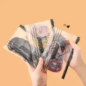 슬림 머리끈 기본 트렌드 100개입 1P 데일리 헤어 고