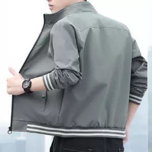 바람막이 자켓 간절기 남자 야구점퍼 봄가을 패션 블루종자켓