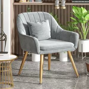 북유럽풍 등받이 화장대 공주의자 스툴 원형 침실