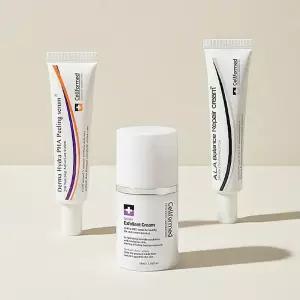 셀포메드 스테디셀러 모음! 3스텝 패키지 PHA,스피큘,주름,미백, 따꼼크림,생기크림