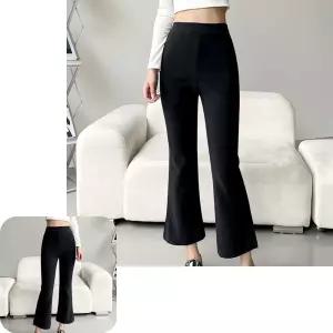 베이직팬츠 밴딩 여자바지 스판 나팔 여성편한 부츠컷 슬랙스 크롭
