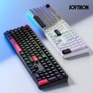 조이트론 저소음 멤브레인 키보드 풀배열 무소음 사무용 게이밍 JTMK100