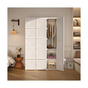 ANT BOX 앤트박스 장롱 접이식 옷장 15칸3행거 조립식 무설치 장농 옷장세트 드레스룸세트