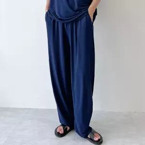 남성 여름 와이드 쿨 밴딩팬츠 1p 데일리 홈웨어 바지 남자 시원한