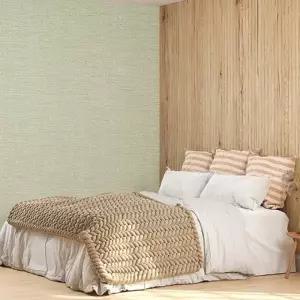 단열벽지 1mX10m 타탄 오가닉 카키 보온 방한 단열재 포인트 폼벽지 시공 향균벽지_23507740