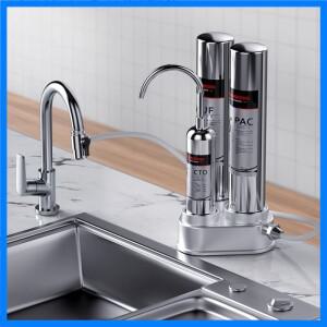 가정용 카운터탑 정수기 직접 음용 주방 수도꼭지 프리필터 초미세여과 스테인리스 스틸 정수기