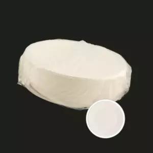 유니아트 칼라종이접시 흰색 100개입 컬러접시 공예재료 유아미술재료