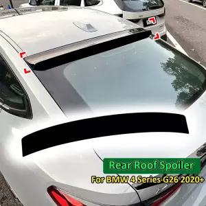 BMW 호환 4 시리즈 G26  ABS 리어 루프 윈도우 스포일러 윙 글로시 블랙 룩 리어 루프 트렁크 스포일러 윙