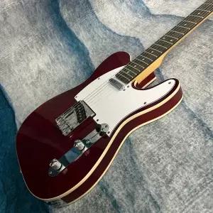 와인 레드 TL 일렉트릭 기타 - 22 프렛 로즈우드 지판 - 더블 바인딩