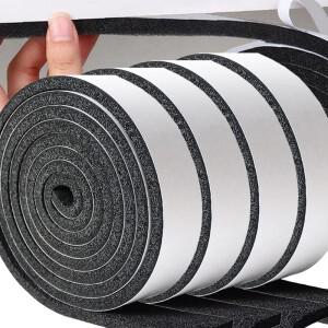 자가 접착식 창문 밀폐 스트립 문 폼 씰 테이프 방음 방풍 충돌 방지 단열