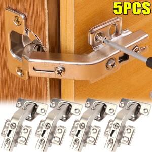 135 ° 경첩 스테인레스 스틸 캐비닛 도어 댐퍼 버퍼 닫기 옷장 찬장 숨겨진 코너 가구 하드웨어