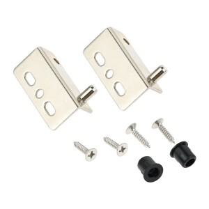 헤비 듀티 은폐 샤프트 문짝 경첩, 부싱 포함 피벗 목재 문 서랍 캐비닛 옷장 가구 하드웨어, 2 개