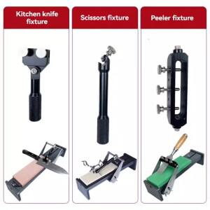 칼갈이 스톤 홀더 각도 가이드 주방 싱크대 장착형 연마 시스템 미끄럼 방지 베이스 포함 가정용