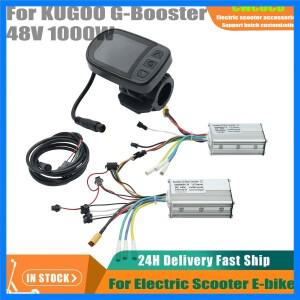 KUGOO G-부스터 전기 스쿠터 부품 용 48V 25A 1000W 듀얼 드라이브 모터 컨트롤러 LCD 디스플레이 다이얼
