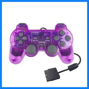 PS2 유선 컨트롤러 게임 PS2/PS1용 소니 2.4G 플레이스테이션 2 조이스틱 게임 핸들 USB PC 게임 콘솔 듀얼