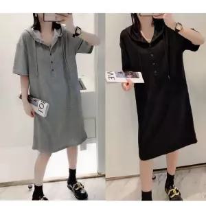 VOOY 여름원피스 휴양지 여성 임산부 미니 빅사이즈쇼핑몰 잠옷 반팔티VOOY 롱원피스 인견 데일리룩 반팔