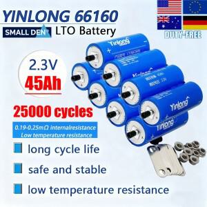 인롱 2.3v 45ah 리튬 티타네이트 LTO 66160H 배터리 10c 고출력 DIY 12V 24V 48V 태양광 스피커 자동차 전