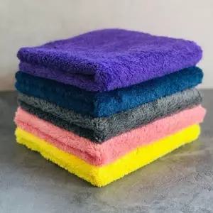 차량용 극세사 광택 타월 물왁스 세차 왁스 버핑 타올