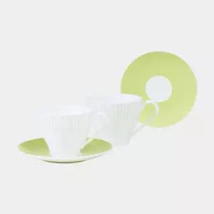 한국도자기 신혼부부 커피잔 2인 세트 라임 찻잔 집들이 선물