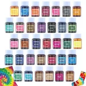 가죽염색약 페인트 복원제 30ml50ml 분말 염료 직물 섬유 염색 의류 넥타이 면화 오래된 옷 개조 안료