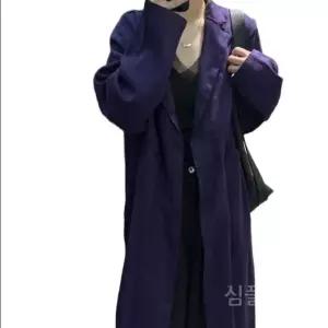 여성린넨롱자켓 봄 데일리 린넨자켓 루즈핏 여름 로브 간절기 얇은 오피스룩 오버핏