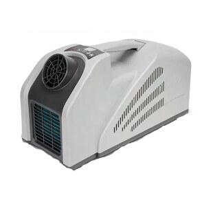 신형 태양광 충전 미니 휴대용 2350BTU 에어컨 24V AC220V 텐트 RV 트럭 야외 캠핑 여행용 냉방기