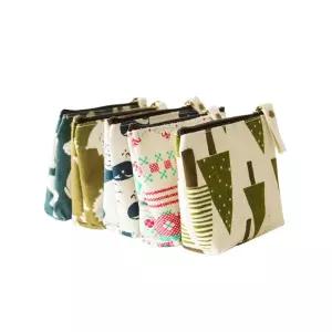 천 면 복주머니 동전지갑 화장품 파우치 캐리어파우치 여행용파우치세트