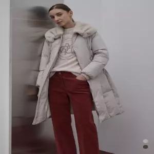 [세정인디안여성복]/2025겨울신상/폭스후드 롱 구스다운 MDPKD5WA441GM