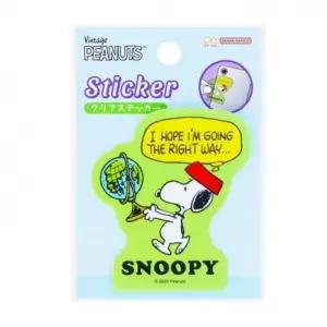 썬스타문구 피너츠 스누피 클리어 스티커 지구본