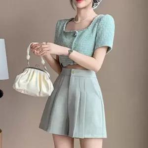 반바지슬렉스 치마반바지 숏팬츠 주름정장바지 정장반바지 치마바지