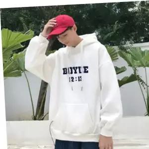 남자 여행 룩 공항 패션 기모 안감 후드 티셔츠 코디