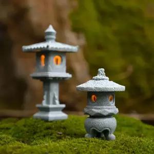 미니어처 조명 램프 인형의집 돌탑 만들기 장식 소품 석등 RZ1 모형