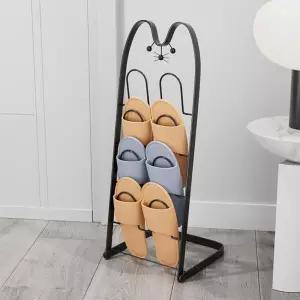 셀링온 실내화 거치대 슬리퍼거치대 걸이 접이식 4단 신발정리대