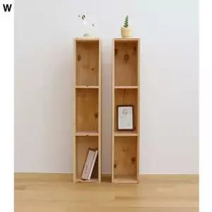 고급 삼나무슬림 DIY3단책장 원목책장 DIY책장 조립책장 삼나무책장 편팩나무책장 2단책장