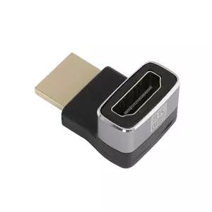 NX1610 8K HDMI M/F 연장 꺾임 젠더 상향 90도 (NX-HDMF-8KG1)