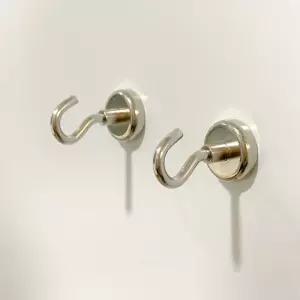 강력 자석후크걸이 32mm/벽걸이고리 현관문 열쇠걸이 후크 모자걸이