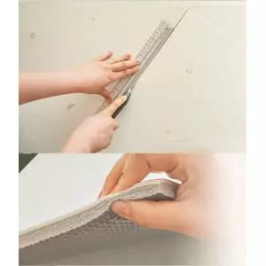 강아지 탈골방지 걷기편한 폭신깔판 화이트버즈 롤매트 140cmx1m pvc 유아방