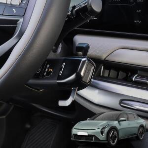 기아 EV4 2025 차량 튜닝 블랙 알루미늄 합금 핸들 기어봉 커버 액세서리