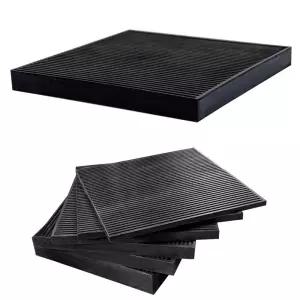 층간소음 기계진동 흡수 방진고무 골판 30T 층간소음 매트 고무 고무판