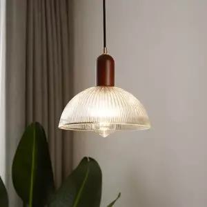 버티칼 글라스 우드 조명