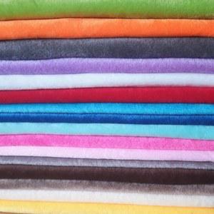 털원단 멀티 컬러 소프트 밍키 플리스 패브릭 폴리에스터 브러시드 패치 워크 봉제 인형 완구 천 50x50cm 1mm