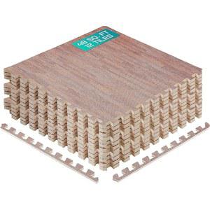 예스4올 EVA 연동 매트, 퍼즐 바닥 타일, 가구, 홈 스페이스, 거실, 차고용 테두리가 있는 폼 패딩