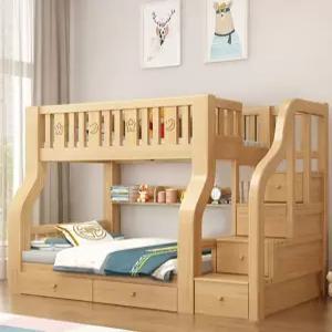 이층침대 프레임 이층 성인 벙커 숙직실 슈퍼싱글 원룸 어른 사다리 기숙사 2층 원목