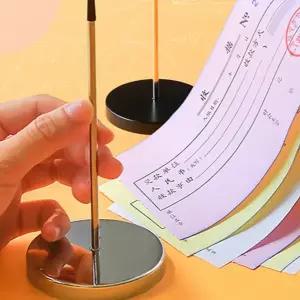 식당용 꽂이 계산대 업소용 메모 스틸 꽂이 철제 데스크 주문서 영수증 사무용 필기 주방 문서 지폐 서빙