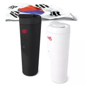 차량용 전기 커피 포트 가열 텀블러 시거잭 분유 물 끓이기 보온병 겸용