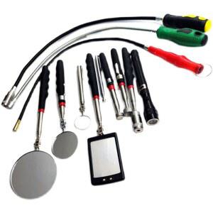 작업용 검사 버클식 하부 차량하부반사검사 사각형검사거울LED 정비소 카센터 미러