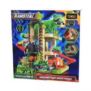 교통놀이 비스트머신 다이노 몬스터 주차타워