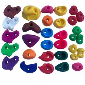 프리미엄 볼더링 클라이밍홀드 실내암벽 손잡이 더블 싱글 홀드 믹스 32개 나사 없이