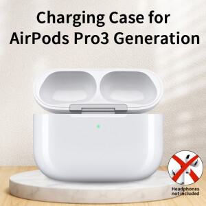 2025년형 에어팟 프로 3세대 블루투스 이어폰 배터리 충전 케이스 (LED 표시등, USB-C 포함) 교체용  박스